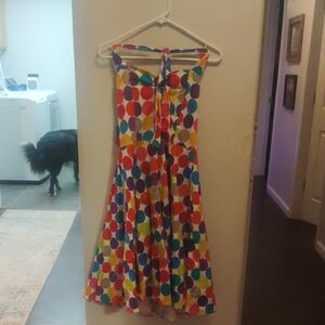 Multicolor Polka Dot Holister Top Dress No Brand Custom Made Medium